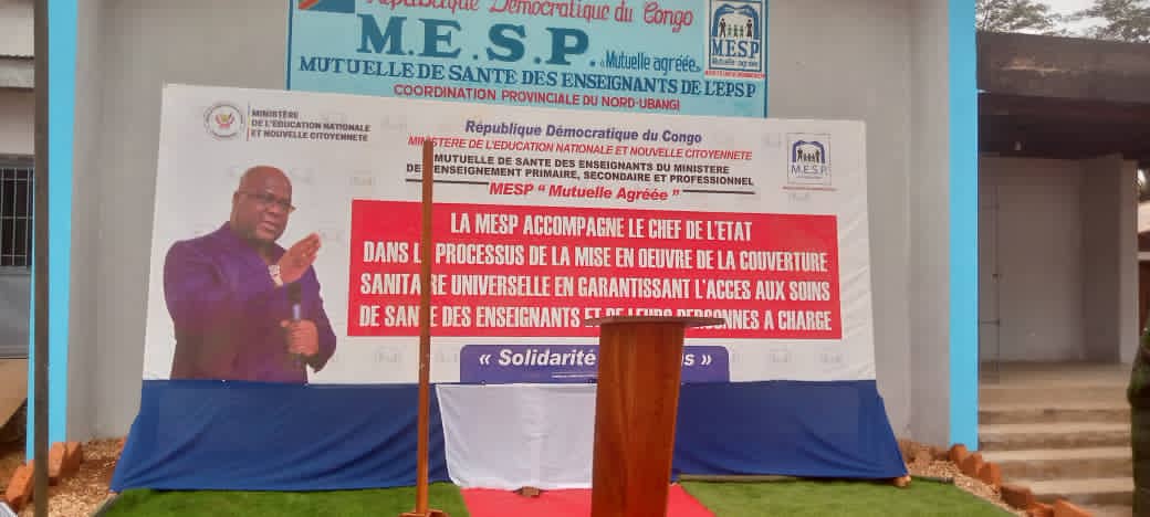 Nord-Ubangi : Lancement officiel de la mutuelle de santé des enseignants et les personnes à leurs charges 