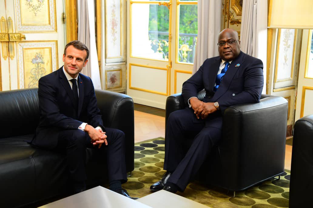 RDC - France : Tshisekedi et Macron échangent sur la situation sécuritaire et humanitaire à l'Est du Congo