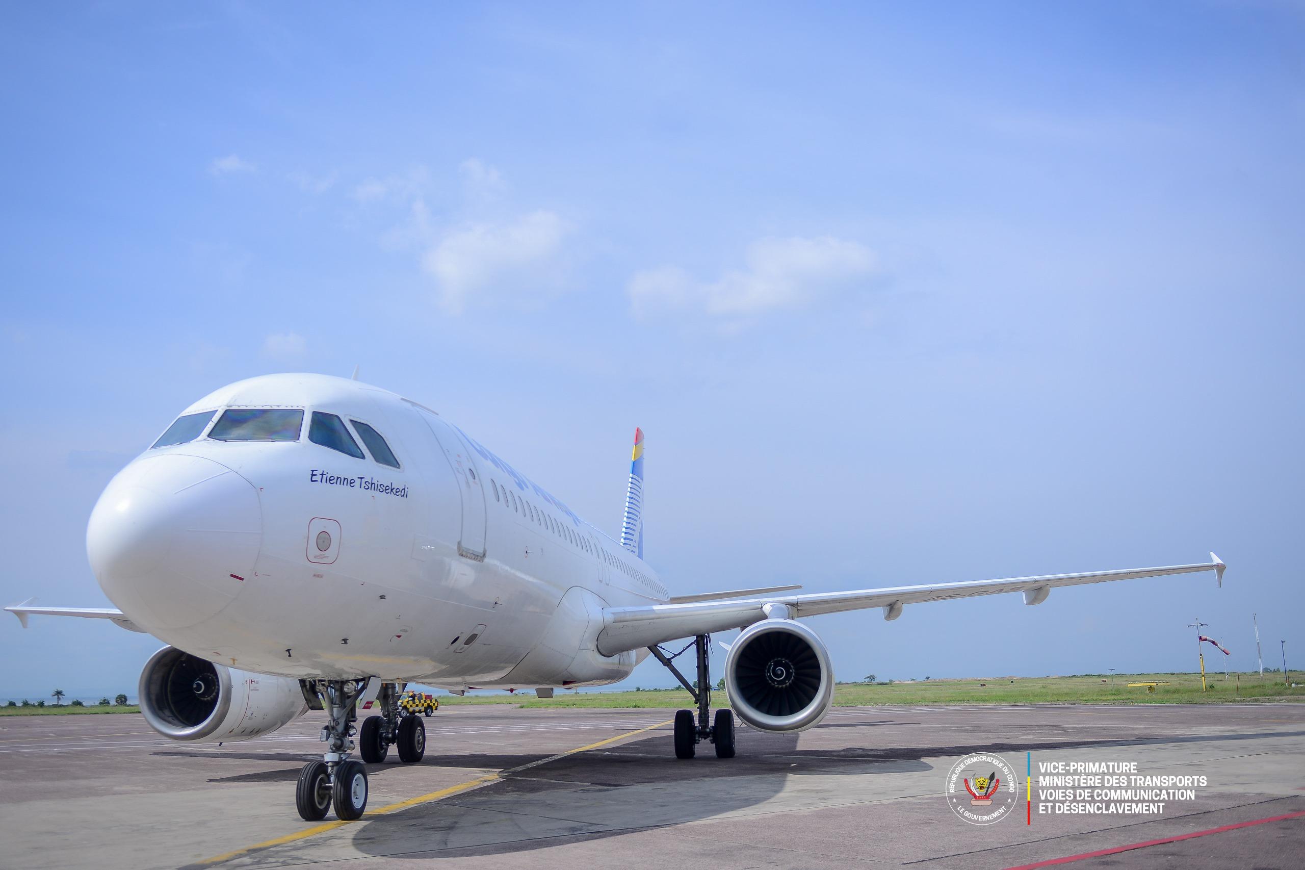 RDC : Congo Airways réceptionne un Airbus A320 pour renforcer la relance et moderniser sa flotte