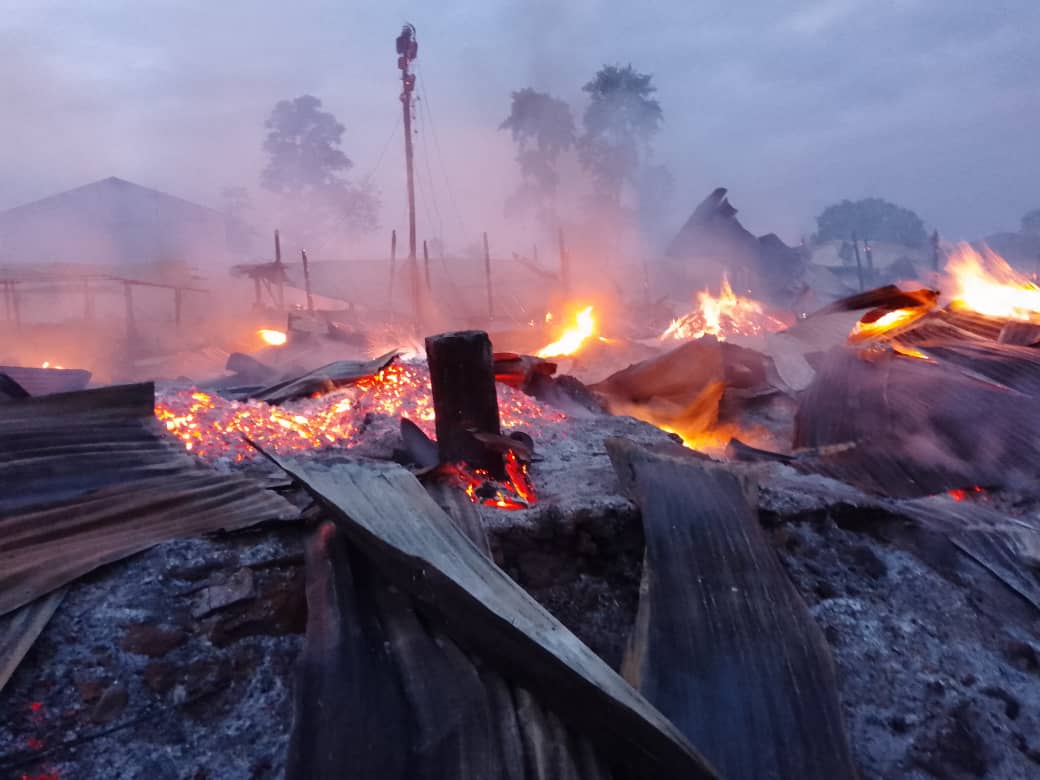 Kasindi : un incendie criminel emporte la vie d’un enfant, la protection des familles en question