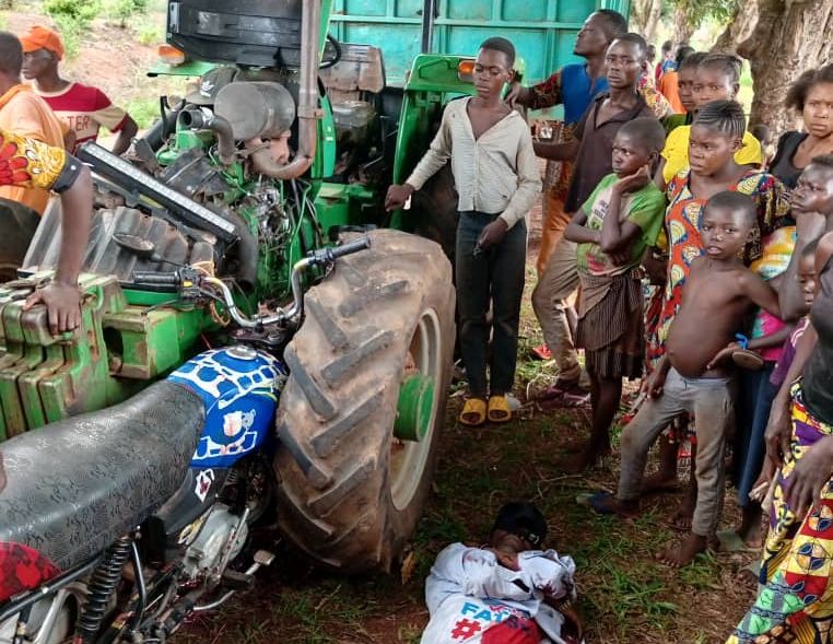 Nord-Ubangi : Un accident de circulation fait deux morts et un blessé grave à Nyaki.