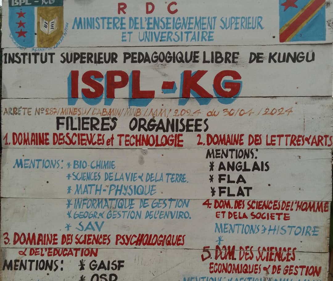ESU - L’ISPL Kungu lance les examens du second semestre : les parties prenantes exhortées à faire preuve de maturité scientifique